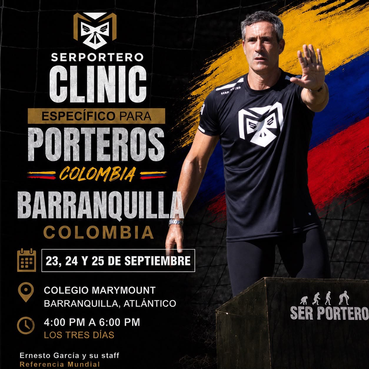 Clinic Barranquilla, Colombia (7, 8, y 9 de septiembre)